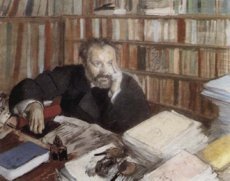 Edgar Degas Edmond Duranty(Detail)